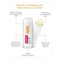 Babyhug Pro Deep Moisture Honey & Organic Beeswax Lip Balm - 4.5 g