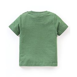 Babyhug Cotton Half Sleeves T-Shirt Simba Print - Green