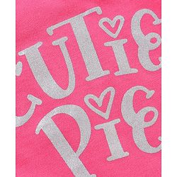Babyhug Cotton Short Sleeves Tees with Graphics & Frill Detailing Pack of 5 - Blue & Pink