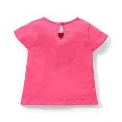 Babyhug 100% Cotton Half Sleeves Tee With Unicorn & Text Graphics Pack of 5- Pink & Blue