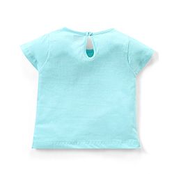Babyhug 100% Cotton Half Sleeves Tee With Unicorn & Text Graphics Pack of 5- Pink & Blue