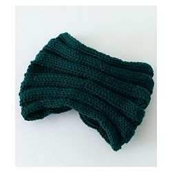 Babyhug Crochet Bow With Pearl Headbands - Blue
