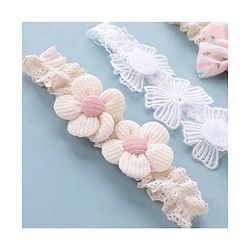 Babyhug Free Size Headbands with Floral Applique Pack of 3 - Multicolour
