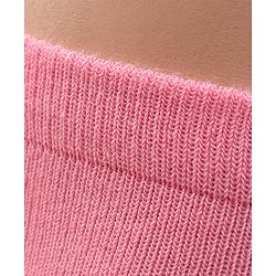Cutewalk by Babyhug Anti Bacterial Footed Tights Stripes & Floral Design - Pink
