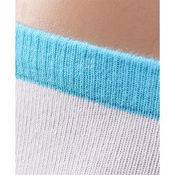 Cutewalk by Babyhug Anti Bacterial Striped Footed Tights - White
