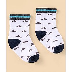 Cutewalk By Babyhug Anti Bacterial Ankle Length Socks Stripes Design Pack Of 5- Multicolor