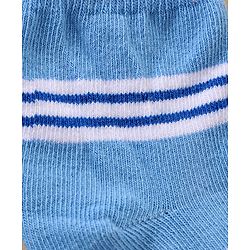 Cutewalk By Babyhug Anti Bacterial Ankle Length Socks Stripes & Whale Design Pack Of 5- Multicolor