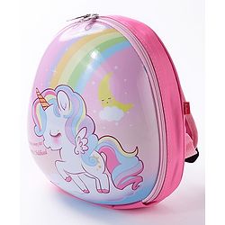 Babyhug Unicorn Fashion Backpack - Pink
