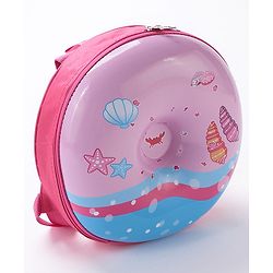 Babyhug Sea Shells Fashion Bagpack - Pink