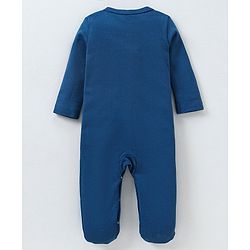 Babyhug Full Sleeves Sleep Suit Striped Pack of 2 - Blue