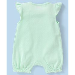 Babyhug 100% Cotton Half Sleeves Romper Ducky Print Pack of 2 - Yellow & Green
