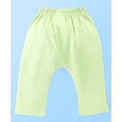 Babyhug Cotton Full Length Diaper Leggings Heart & Popsicle Print Pack Of 3- Green Pink & White
