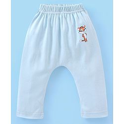 Babyhug Cotton Full Length Tiger Print Diaper Leggings  Pack of 3 - Pink Green & Blue