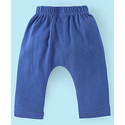 Babyhug Cotton Knit Full Length Striped Diaper Pants Fruits Print Pack of 3 - Red White & Blue