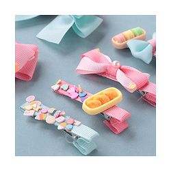 Babyhug Bow & Butterfly Clips Pack of 6 - Multicolor