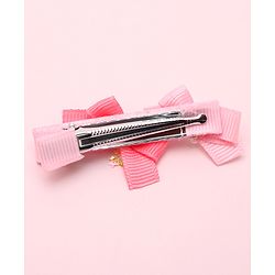 Babyhug Free Size Hair Clips Bow Design Pack of 6- Multicolor