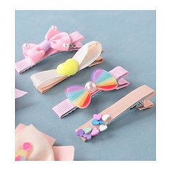 Babyhug Bow & Butterfly Clips Pack of 6 - Multicolor