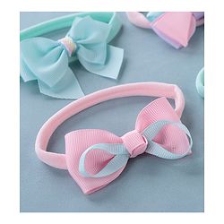 Babyhug Free Size Headbands Pack of 4 - Blue & Multicolor