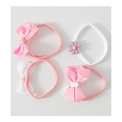 Babyhug Free Size Headbands with Bow Pack of 4 - Multicolor
