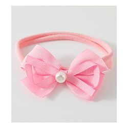 Babyhug Free Size Headbands with Bow Pack of 4 - Multicolor