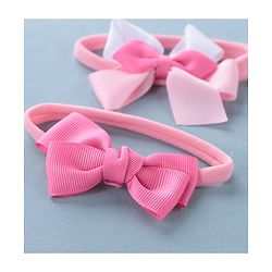 Babyhug Free Size Headbands With Bow Detailing Pack of 4- Multicolor