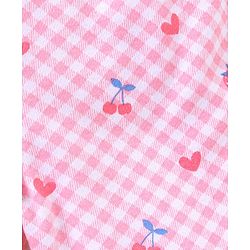 Babyhug Cotton Full Length Bootie Pants Floral Print Pack Of 3- Blue & Pink