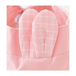 Babyhug Free Size Bucket Hat Text Embroidered & Ear Applique - Pink