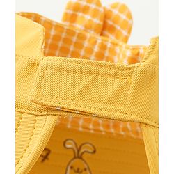 Babyhug Free Size Bucket Hat Text Embroidered & Ear Applique - Pink