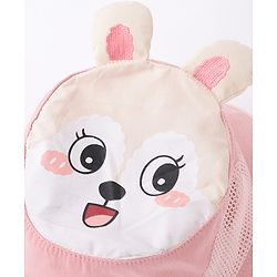 Babyhug Free Size Bucket Hat Bunny Print & Ear Applique - Pink