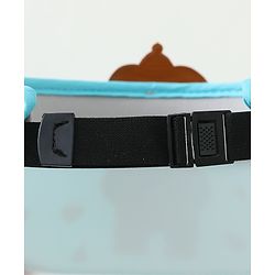 Babyhug Free Size Bucket Hat Teddy Applique - Light Blue