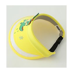 Babyhug Free Size Bucket Hat Dino Applique - Yellow