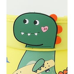 Babyhug Free Size Bucket Hat Dino Applique - Yellow