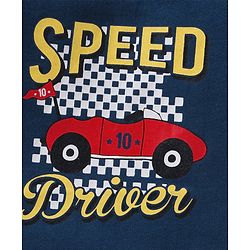 Babyhug Cotton Half Sleeves T-Shirt Car Print Pack of 3 - Yellow Blue