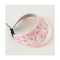 Babyhug Free Size Baseball Cap Unicorn Print - Pink