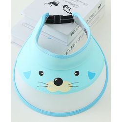 Babyhug Dog Print Baseball Caps -  Light Blue