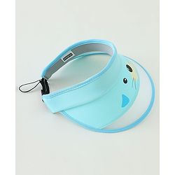 Babyhug Dog Print Baseball Caps -  Light Blue