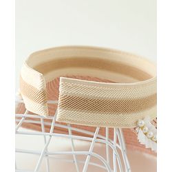 Babyhug Crochet Straw Hat With Bow  Pink -  Diameter 37 cm