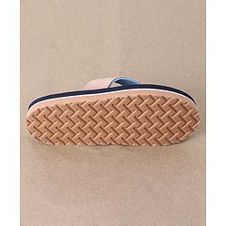 Cute Walk by Babyhug Flip Flops Teddy Print - Blue