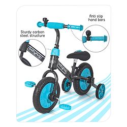 Babyhug Rover 4 in 1 Plug & Play Balance Bike - Blue