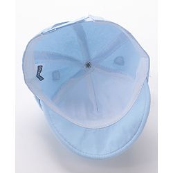 Babyhug Teddy Embroidered Baseball Cap Blue - Circumference 46 cm