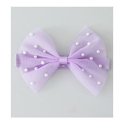 Babyhug Headbands with Bow Applique Free Size Pack of 3 - Purple & White