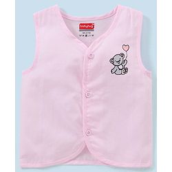 Babyhug 100% Cotton Woven Sleeveless Jhabla Lion Print Pack Of 3 - Multicolor
