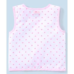 Babyhug 100% Cotton Woven Sleeveless Jhabla Lion Print Pack Of 3 - Multicolor