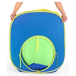 Babyhug My Fun Arcade 4-in-1 Ball Pool Play Tent House - Blue & Green