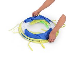 Babyhug My Fun Arcade 4-in-1 Ball Pool Play Tent House - Blue & Green