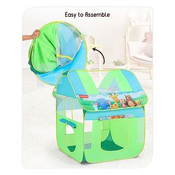Babyhug Jungle Pop-up Play Tent House - Green