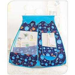 Babyhug Foldable Pop-up Play Tent House Sky Theme - Blue