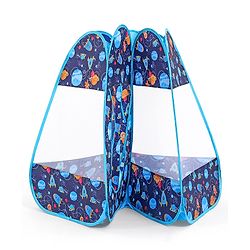Babyhug Foldable Pop-up Play Tent House Sky Theme - Blue
