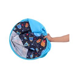 Babyhug Foldable Pop-up Play Tent House Sky Theme - Blue