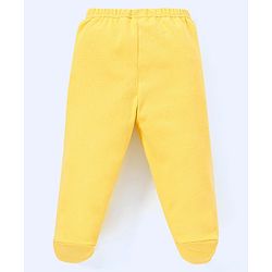 Babyhug Cotton Knit Footed Length Bootie Leggings Striped & Boat Print Pack of 3 - Multicolour